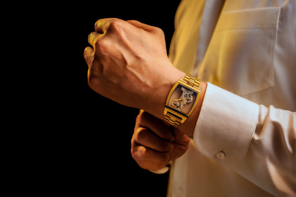 A Thomas Earnshaw Manual Wind Watch with  a Transparent Dial