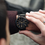 Heritage Beaufort Dual Eye Chronograph Jet Black